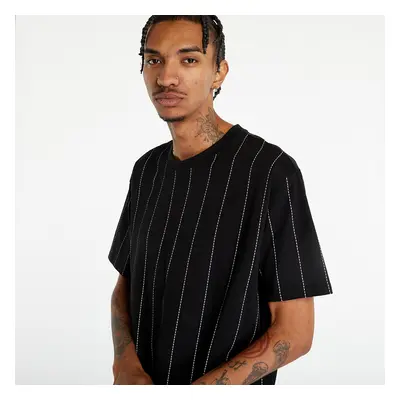 Póló Urban Classics Oversized Pinstripe Tee Black