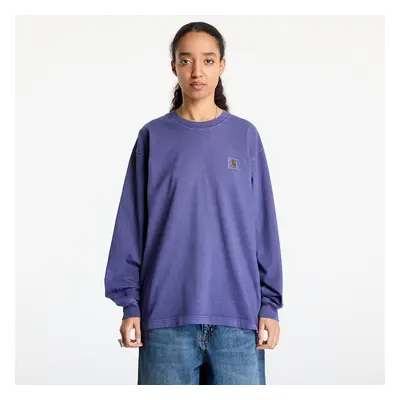 Póló Carhartt WIP L/S Vista T-Shirt UNISEX Aura Garment Dyed