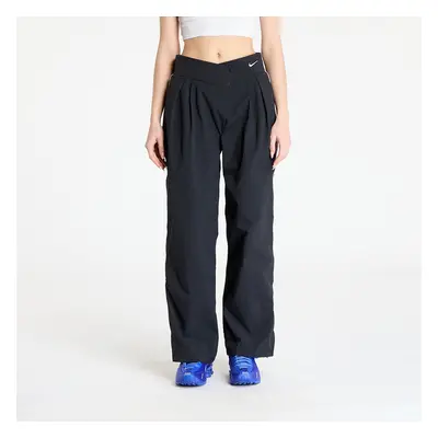 Nadrágok Nike Sportswear Collection Women's Asymmetric Waist Trousers Black/ Lt Iron Ore/ White