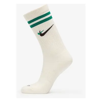 Nike Everyday Plus Force Cushioned Crew Socks Sail/ Malachite/ Black