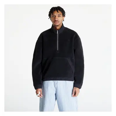 Pulóver adidas Premium Essentials+ Classics Half-Zip Hoodie Black