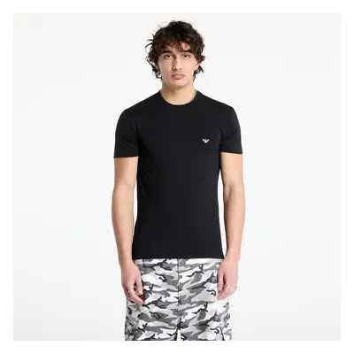 Póló EA7 Emporio Armani Men's Knit Crew Neck Black