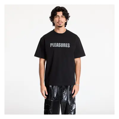 Póló PLEASURES Impact Pocket Heavyweight Shirt Black