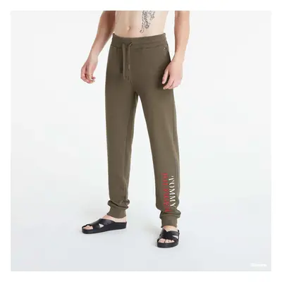 Melegítőnadrág Tommy Hilfiger Ultra Soft Logo Drawstring Joggers Pants Green