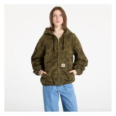 Kabát Carhartt WIP Duck Active Jacket UNISEX Camo Duck/ Green/ Office Green Garment Dyed