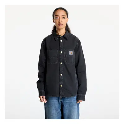 Ing Carhartt WIP Conro Shirt Jacket UNISEX Black Stone Dyed