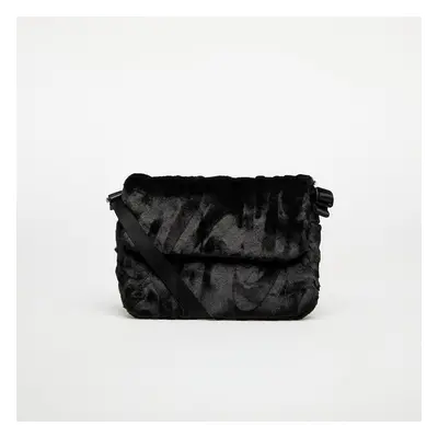 Táska Nike Sportswear Futura 365 Faux Fur Crossbody Bag Black/ Black/ Black