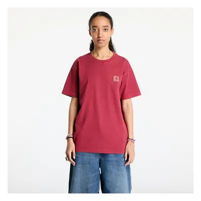 Póló Carhartt WIP L/S Vista T-Shirt UNISEX Scarlet Garment Dyed