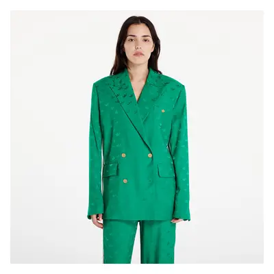 Kabát adidas Premium Woven Jaquard Blazer Green