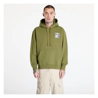 Pulóver OBEY Obey Eyes Icon Hoodie Moss Green