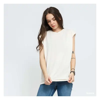 Póló Urban Classics Ladies Modal Padded Shoulder Tank Cream