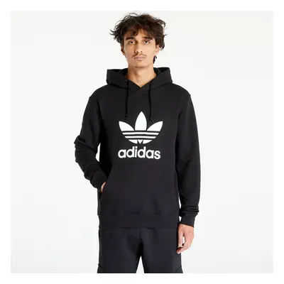 Pulóver adidas Adicolor Classics Trefoil Hoody Black/ White