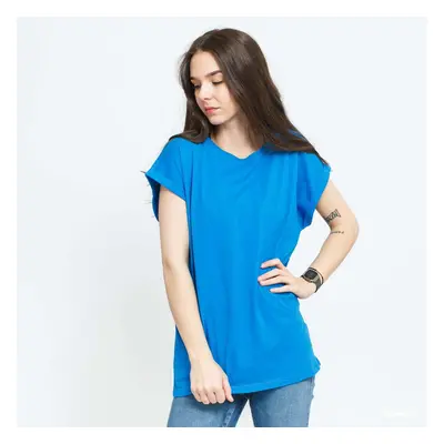 Póló Urban Classics Ladies Extended Shoulder Tee Blue