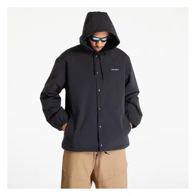 Kabát Carhartt WIP Hooded Coach Jacket UNISEX Black/ White