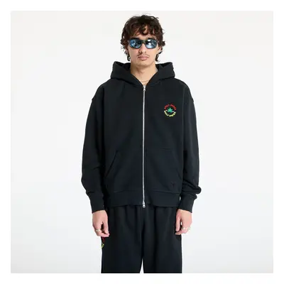 Pulóver Converse x Daily Paper Full Zip Hoodie Black