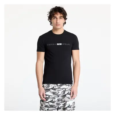 Póló EA7 Emporio Armani Men's Knit Crew Neck Black