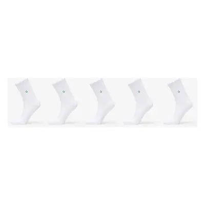 Queens Essential Short Crew Socks 5-Pack White