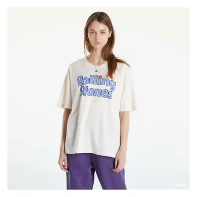 Póló Noisy May Oversized Rolling Stones T-Shirt Cream