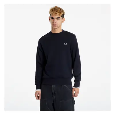 Pulóver FRED PERRY Crewneck Sweatshirt Navy