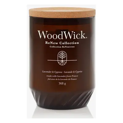 WoodWick Large ReNew Candle - Lavender & Cypress