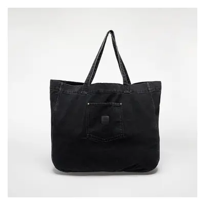 Táska Carhartt WIP Rivet Tote Bag Black Stone Washed