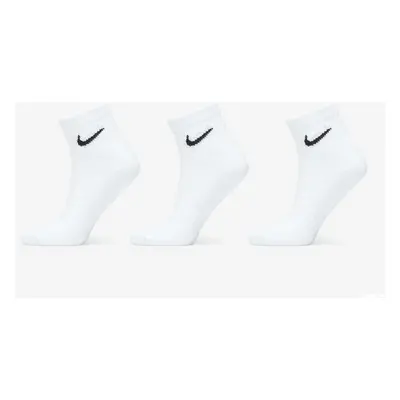 Nike Everyday Cushioned Training Ankle Socks 3-Pack White/ Black