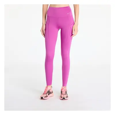 Nadrágok Nike Go Women's Firm-Support High-Waisted Full-Length Leggings with Pockets Hot Fuchsia