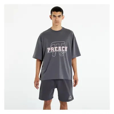 Póló PREACH Varsity T-shirt Washed Asphalt