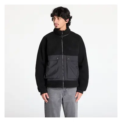 Kabát Urban Classics Short Raglan Sherpa Jacket Black