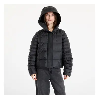 Kabát Nike Sportswear Swoosh Puffer PrimaLoft® Therma-FIT Oversized Hooded Jacket Black/ White