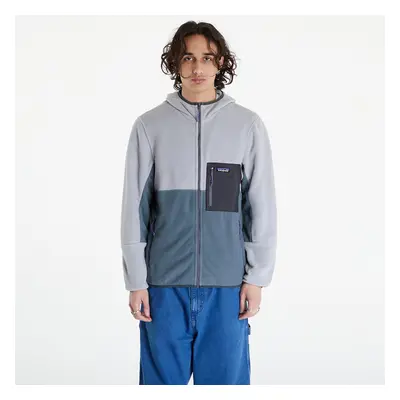 Pulóver Patagonia M's Microdini Hoody Nouveau Green/ Salt Grey