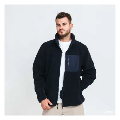 Kabát Urban Classics Sherpa Jacket navy