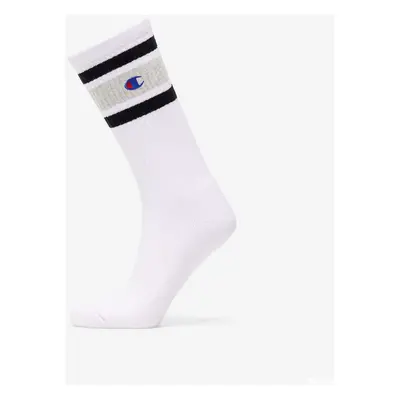 Champion Rochester Crew Sock White/ Melange Grey/ Black