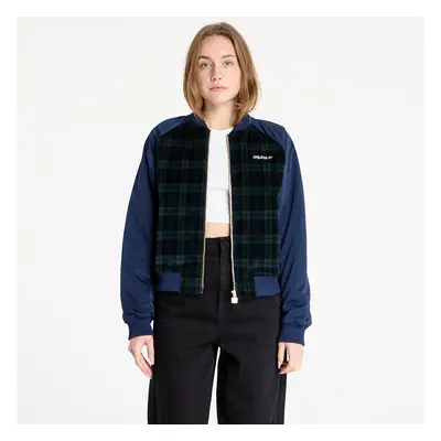 Kabát adidas Tartan Jacket Night Indigo/ Black/ Green