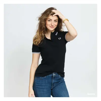 Póló FRED PERRY Twin Tipped Polo Shirt Black