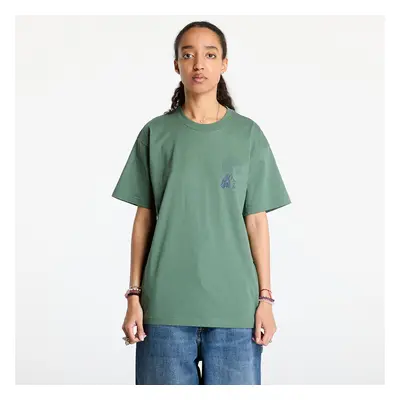 Póló Carhartt WIP Short Sleeve Chrysanthemum T-Shirt UNISEX Duck Green