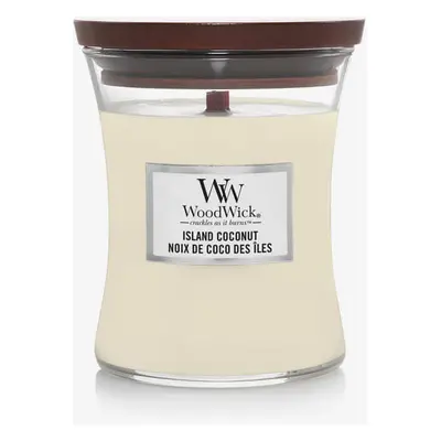 WoodWick Medium Hourglass Candle - Island Coconut