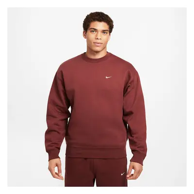 Pulóver Nike Solo Swoosh Men's Fleece Crew Dark Pony/ White