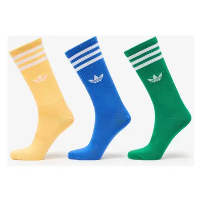 adidas High Solid Crew Sock 3-Pack Blue/ Green/ Spark