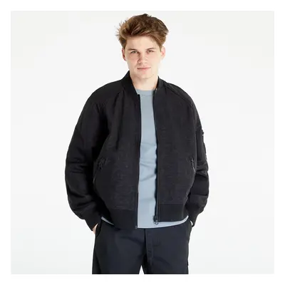 Kabát CALVIN KLEIN JEANS Exposed Zip Oversized Woven Jacket Black