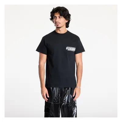 Póló PLEASURES Staff Pocket T-Shirt Black