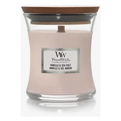 WoodWick Small Hourglass Candle - Vanilla & Sea Salt