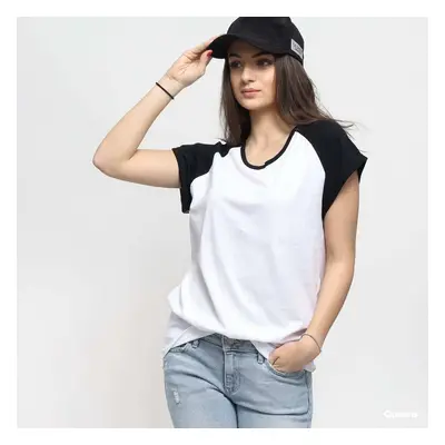 Póló Urban Classics Ladies Contrast Raglan Tee White/ Black