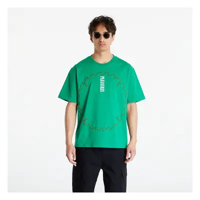 Póló PLEASURES Saw Heavyweight T-Shirt Green