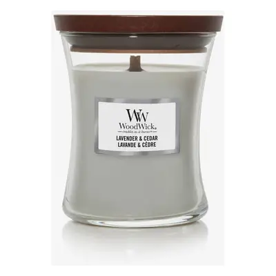 WoodWick Medium Hourglass Candle - Lavender & Cedar