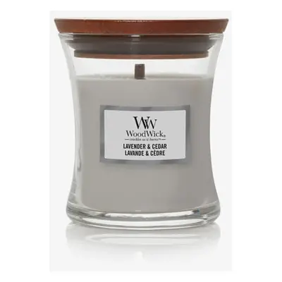 WoodWick Small Hourglass Candle - Lavender & Cedar