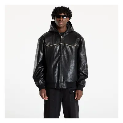 Kabát PLEASURES Revenge Hooded Work Jacket Black