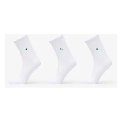 Queens Essential Short Crew Socks 3-Pack White