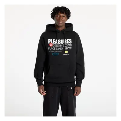 Pulóver PLEASURES Grass Fed Hoodie Black