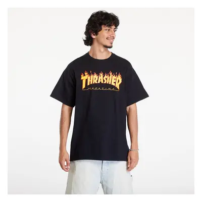 Póló Thrasher Flame Logo T-Shirt Black